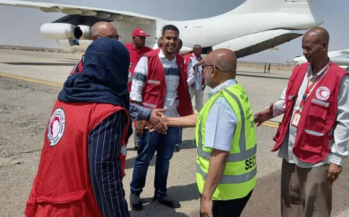 New shipment of IFRC humanitarian aid arrives in Port Sudan amid conflict